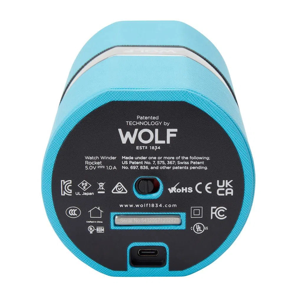 Remontoir Montre The Rocket Turquoise 3
