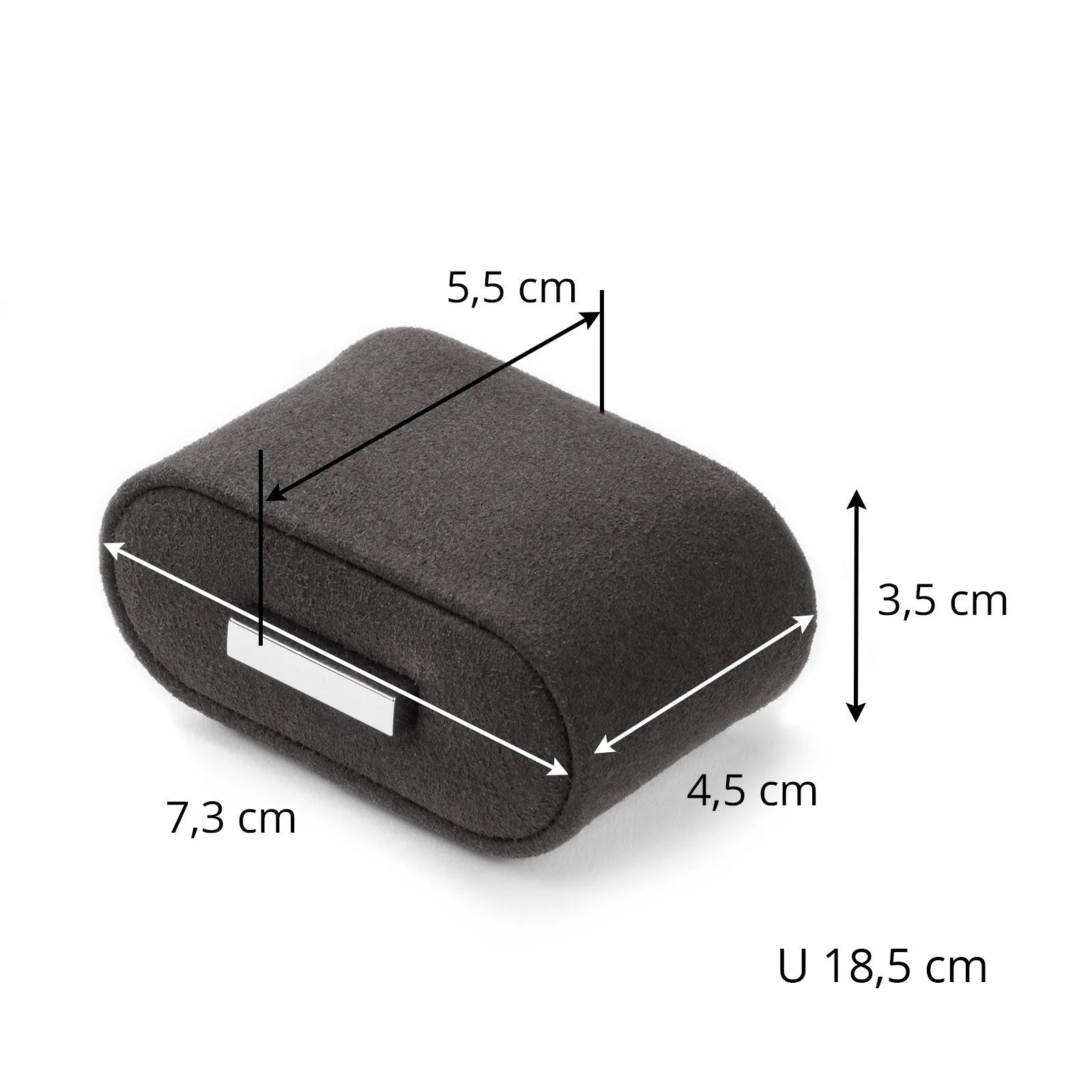Remontoir Montre - Vancouver 2 Anthracite le noir-5-1 à 3 montres,bois MDF,Fibre de cuir,Heisse & Söhne