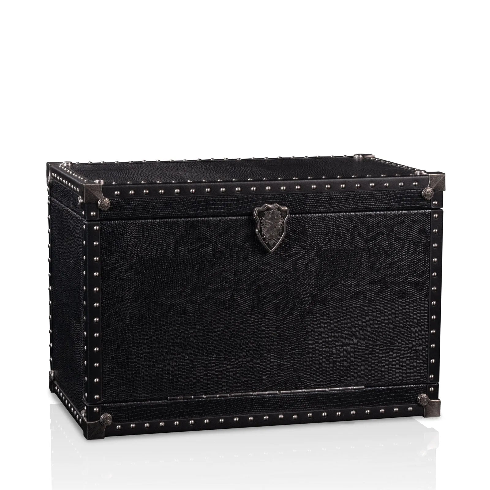 Remontoir Montre - Verne 3 Noir-3-1 à 3 montres,bois MDF,Fibre de cuir,Heisse & Söhne