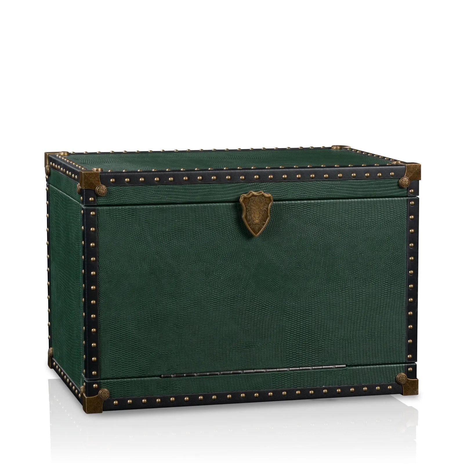 Remontoir Montre - Verne 3 Vert-2-1 à 3 montres,bois MDF,Fibre de cuir,Heisse & Söhne