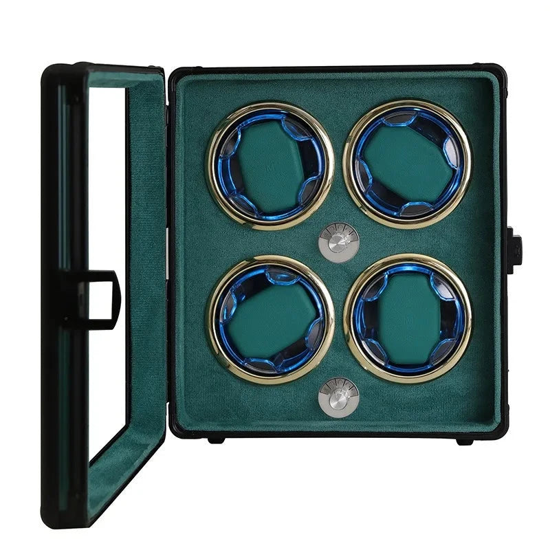 Remontoir Montre quatuor moderne Vert 2