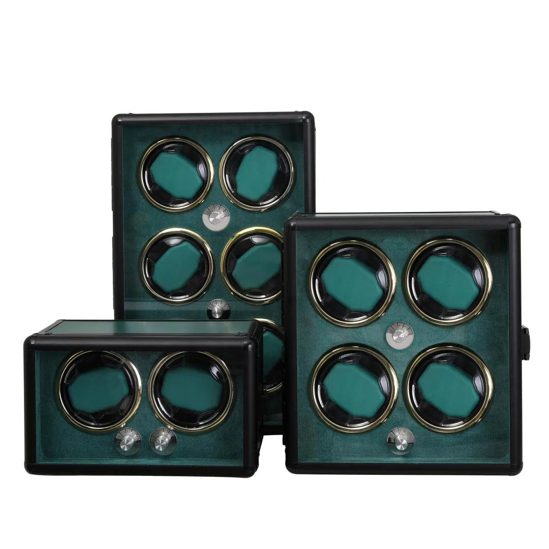 Remontoir Montre sextuor moderne Vert-5-Le Remontoir