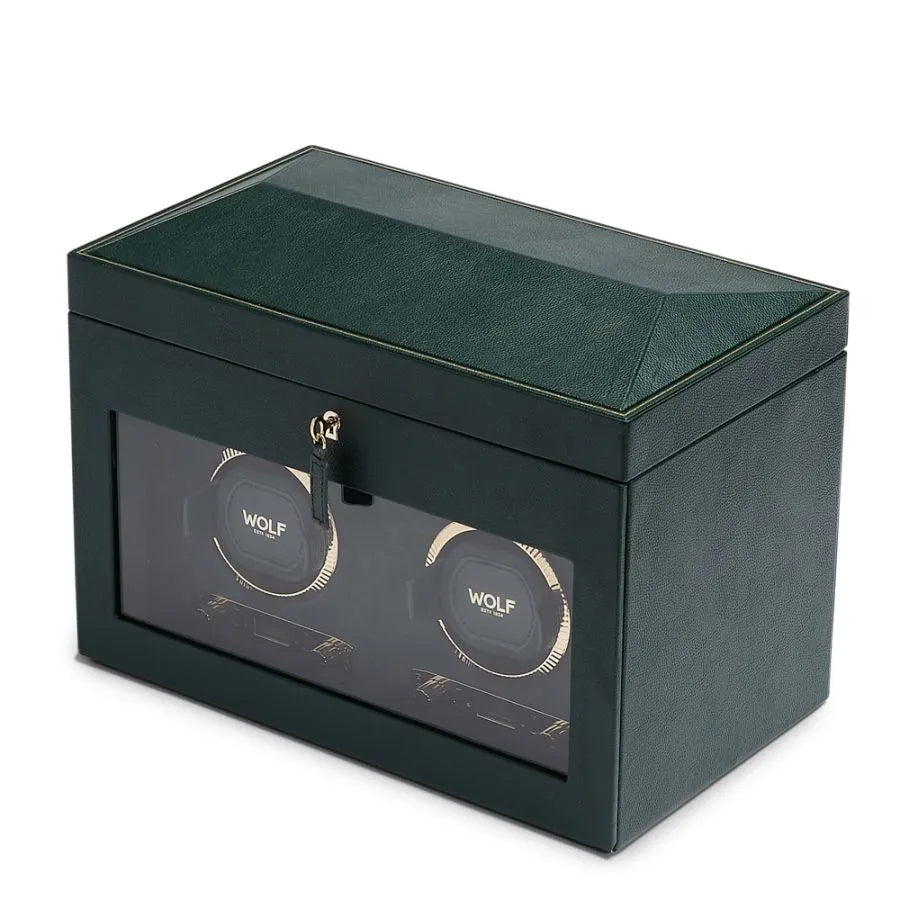 Remontoir double British Racing avec rangement Vert 3