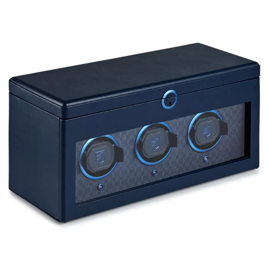 Remontoir triple Earth Bleu 3