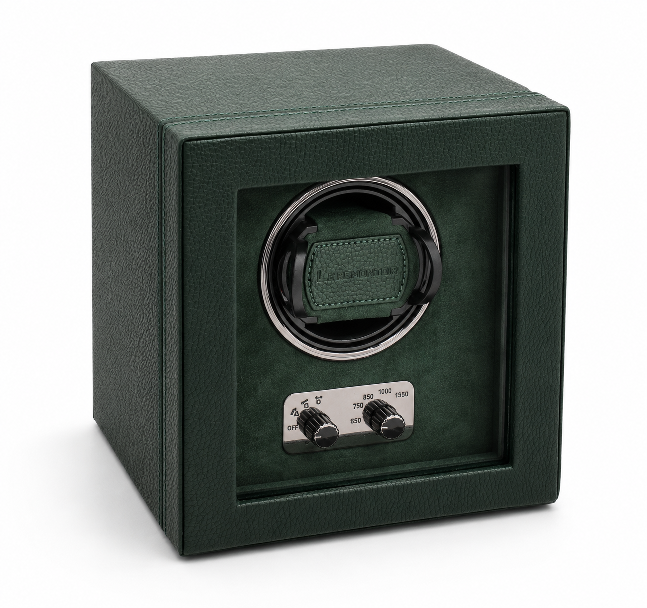 Remontoir Cube Divan · 1 montre · Vert Cèdre
