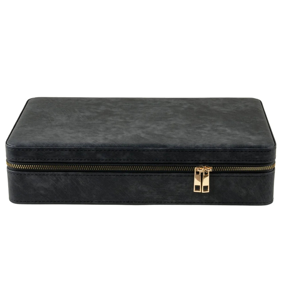 Boite à montre - Trousse Spacieuse Noir-2-Plus de 8 montres,Skaï