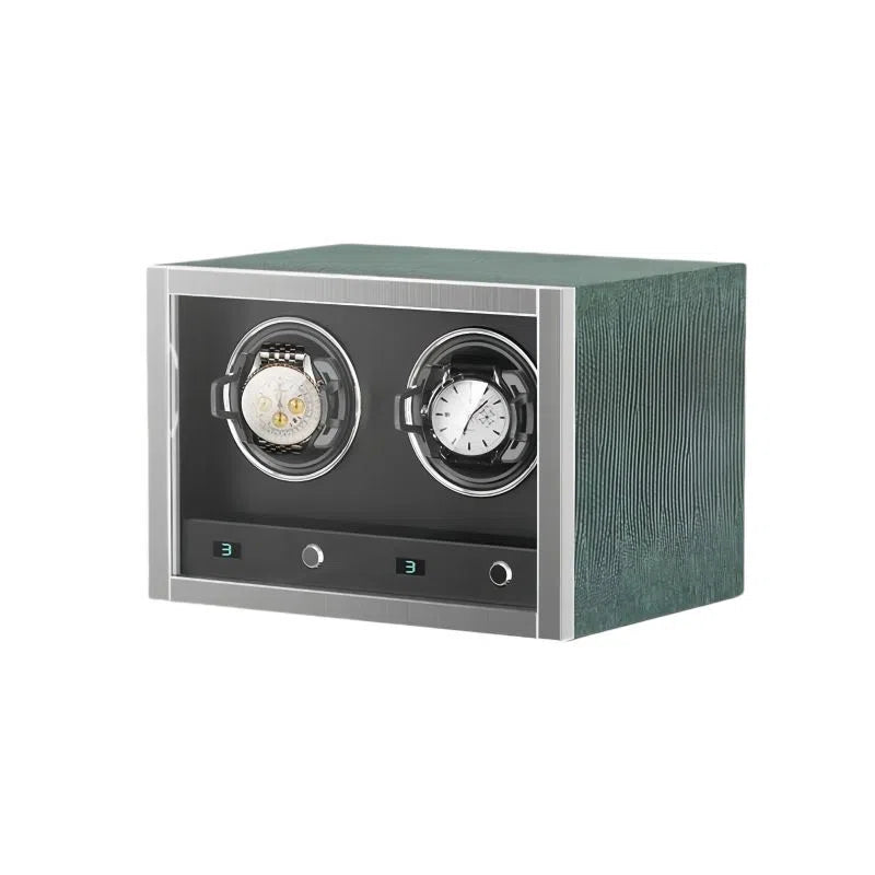 Remonoir Montre duo Emeraude Argentée