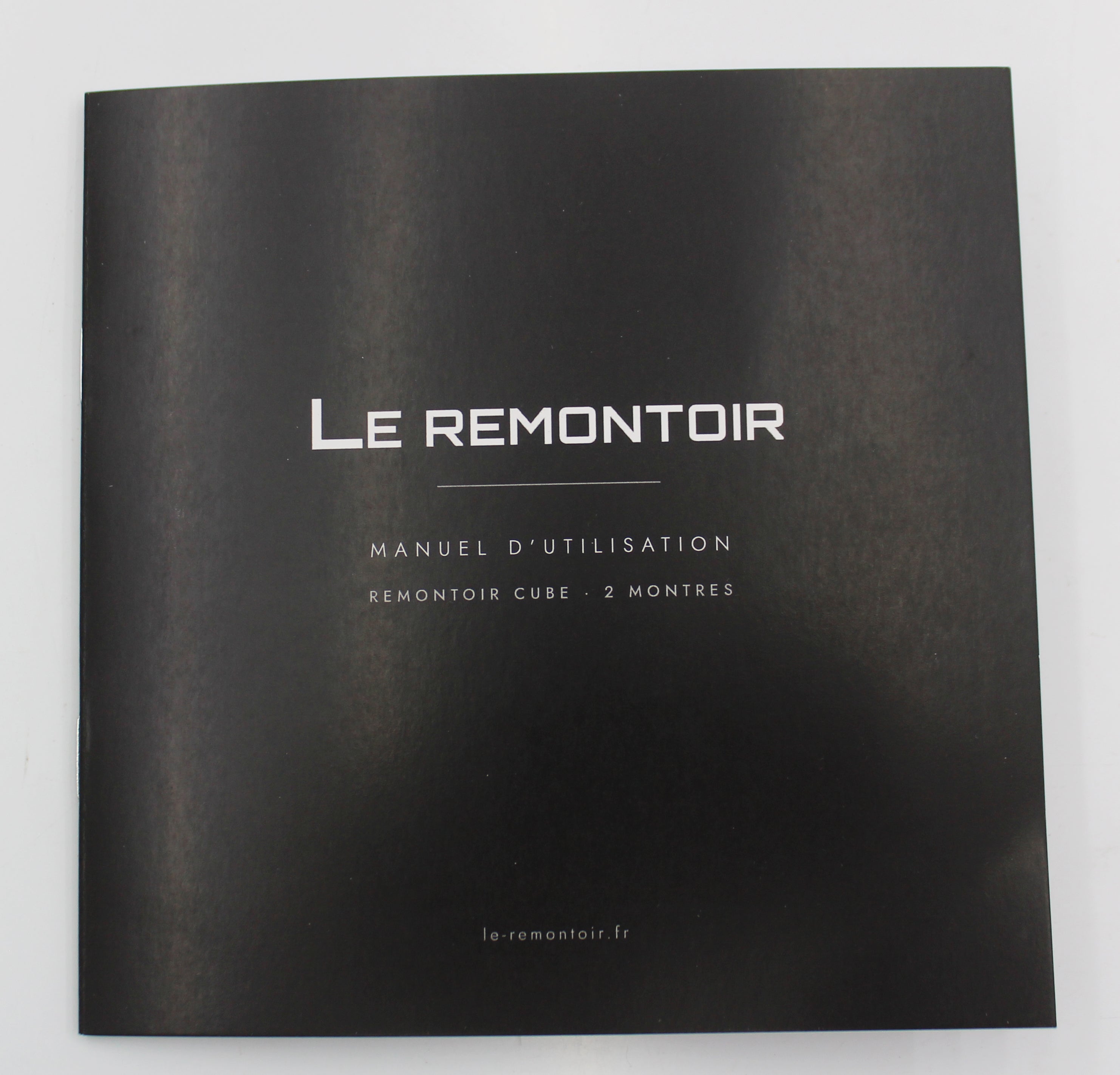 Remontoir Cube Divan · 2 montres · Noir Onyx