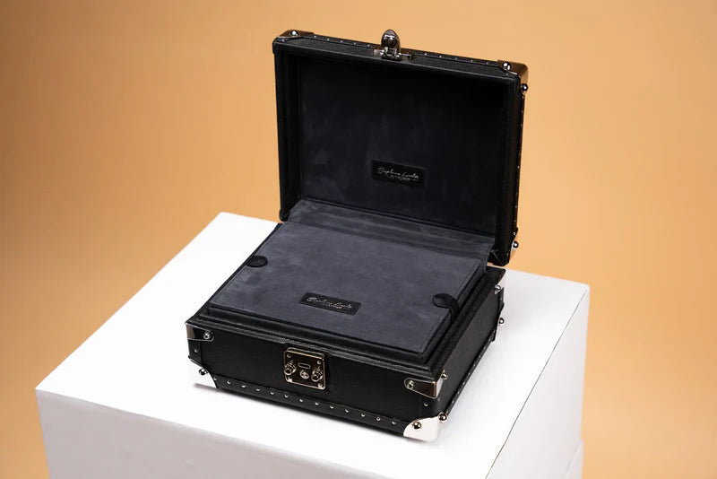 Boite à Montre Saffiano Black 6 Slots-3-Le Remontoir