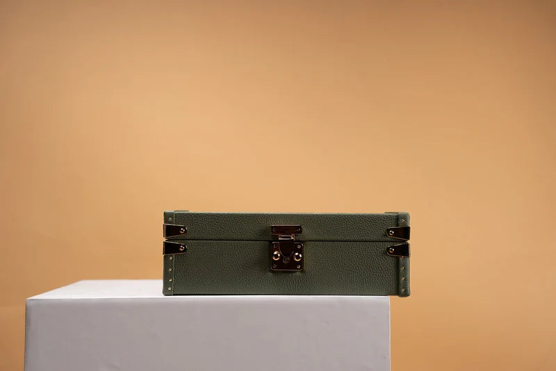 Boite à Montre Togo Khaki Green 8 Slots-3-Le Remontoir