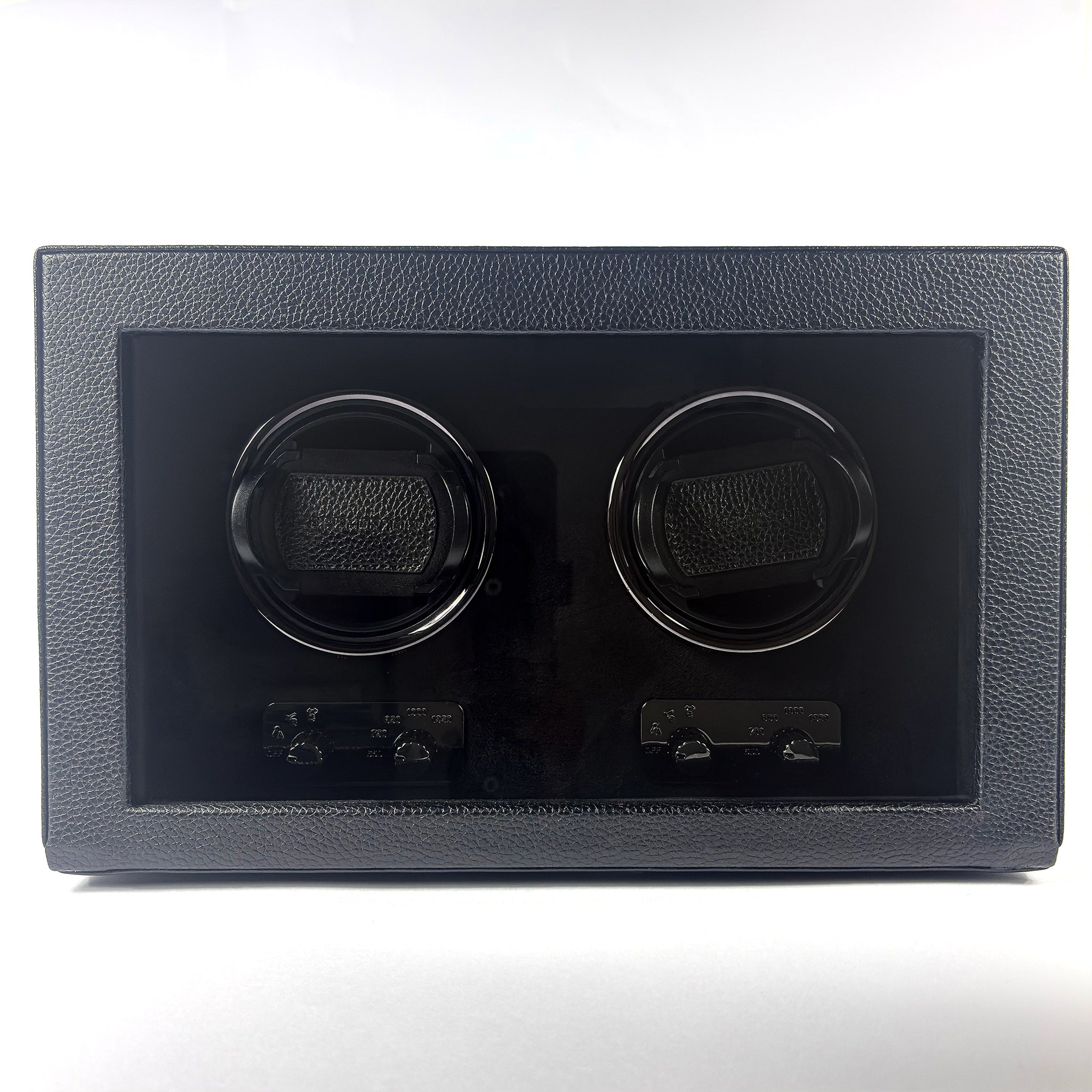 Remontoir Cube Divan · 2 montres · Noir Onyx