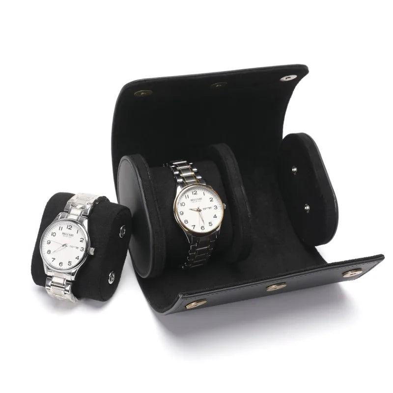 Étui montre - Corbeau cuir duo 2