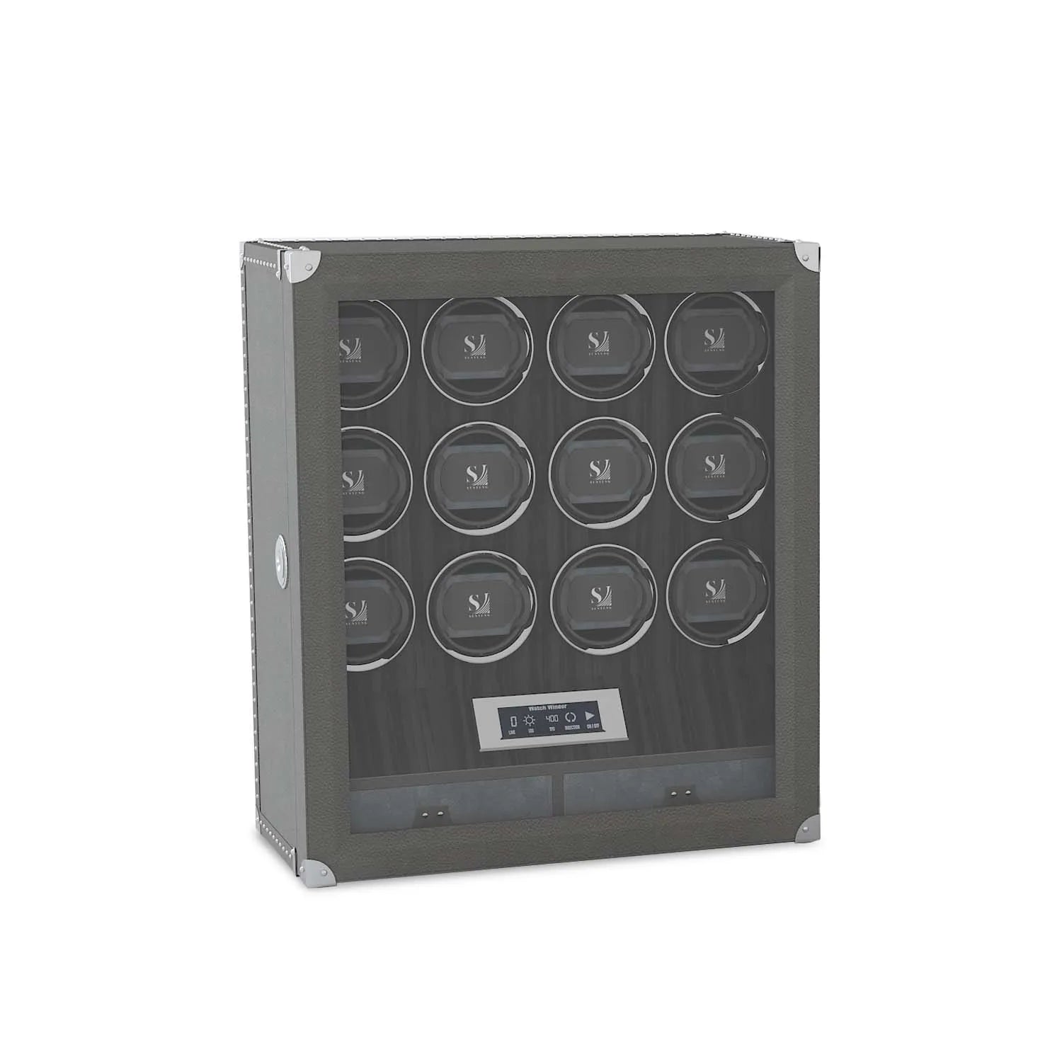 Remontoir Présentoir Valise Dozuor avec rangement Gris 2