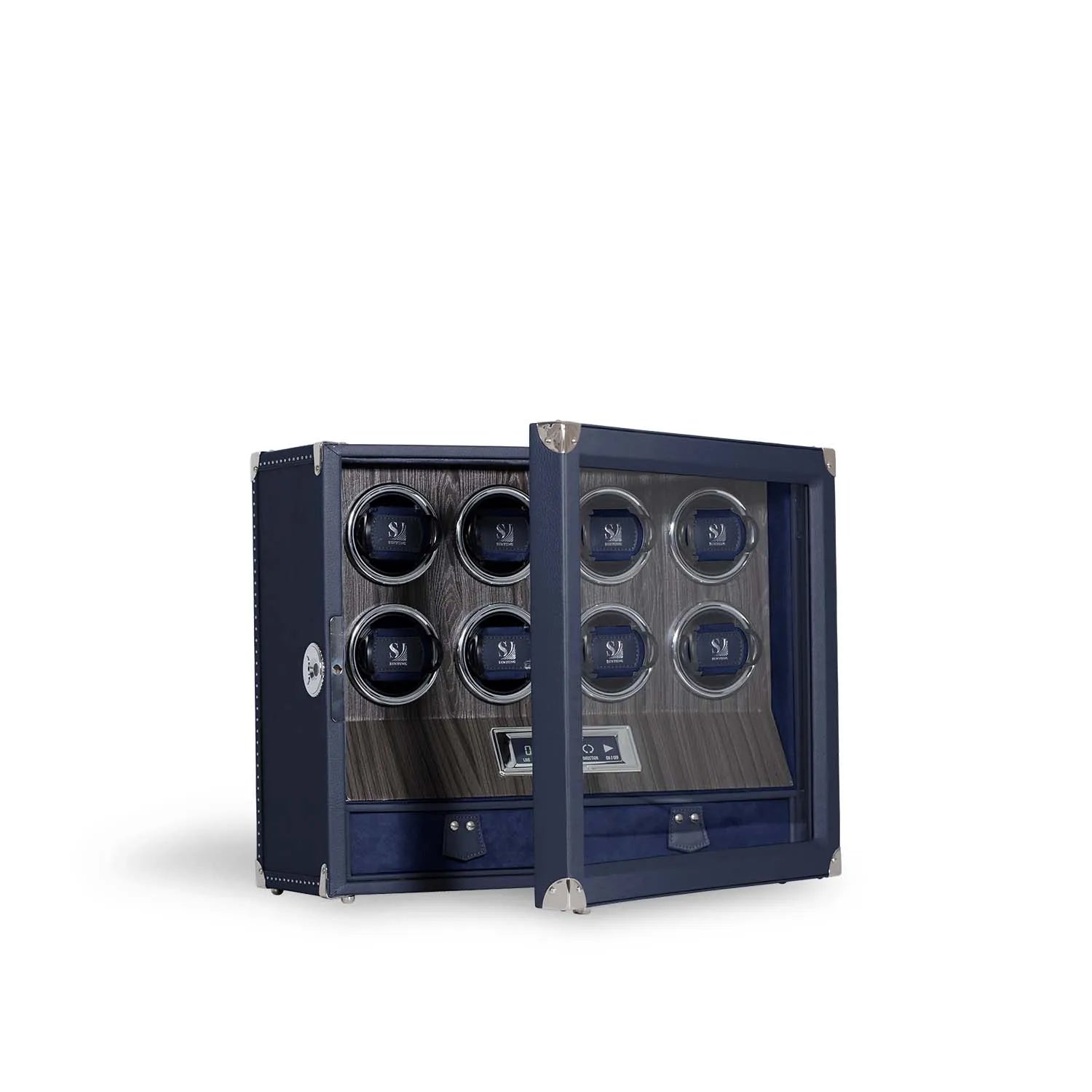 Remontoir Présentoir Valise Octuor avec rangement Bleu 1