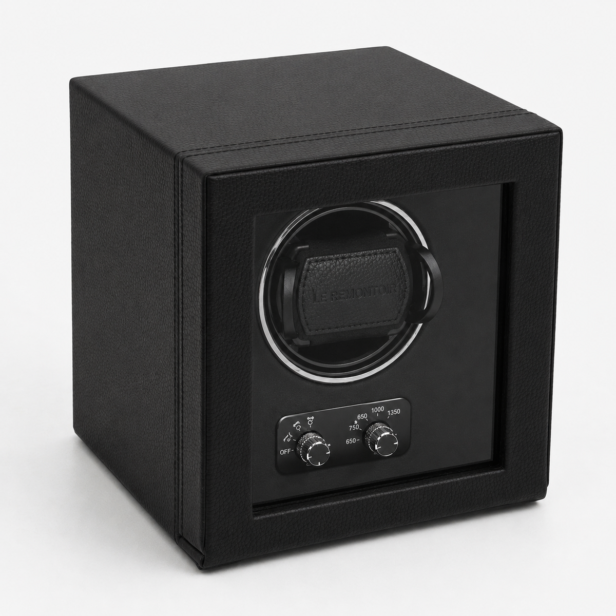 Remontoir Cube Divan · 1 montre · Noir Onyx