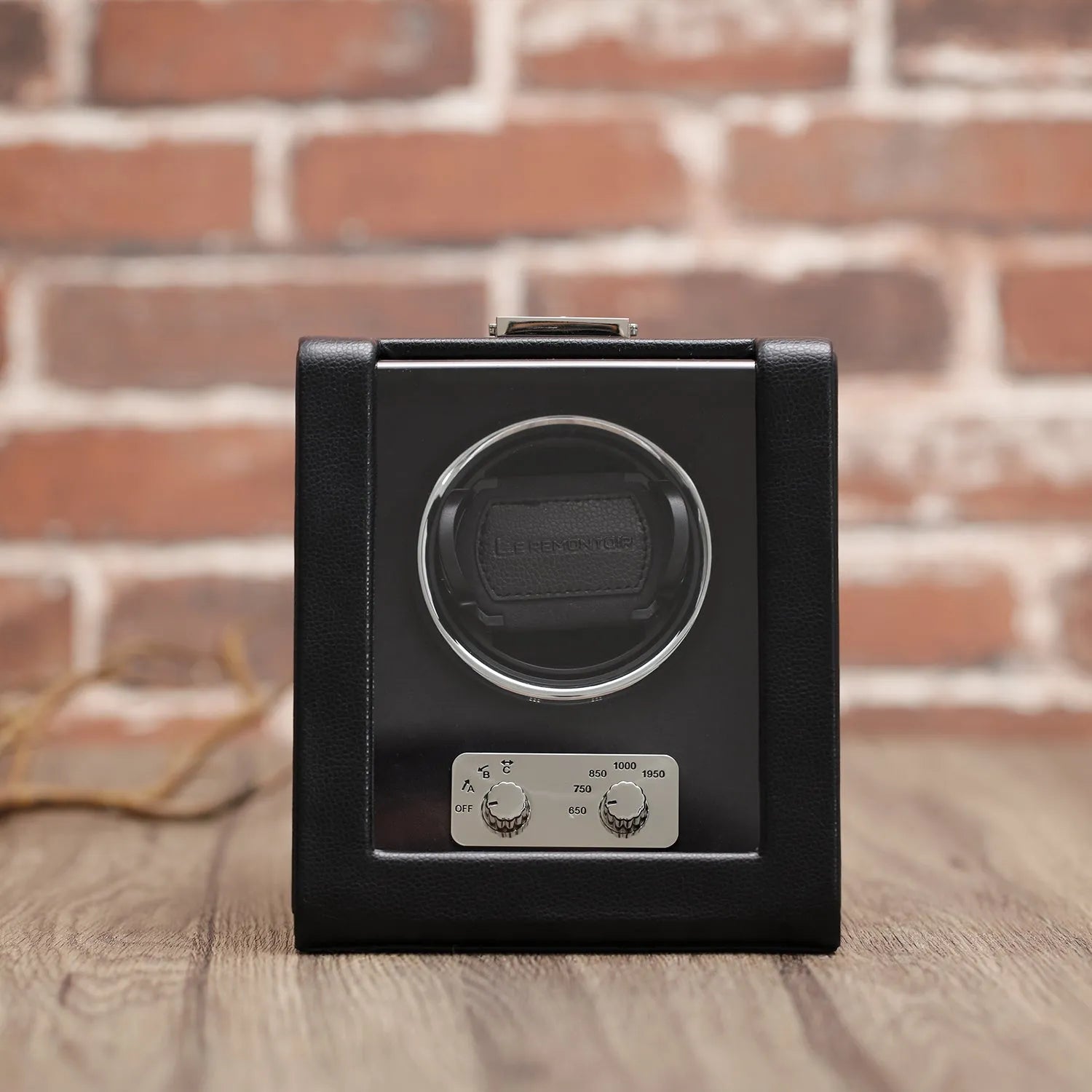 Cube Sofa Noir-4-1 à 3 montres,Le Remontoir, Cuir