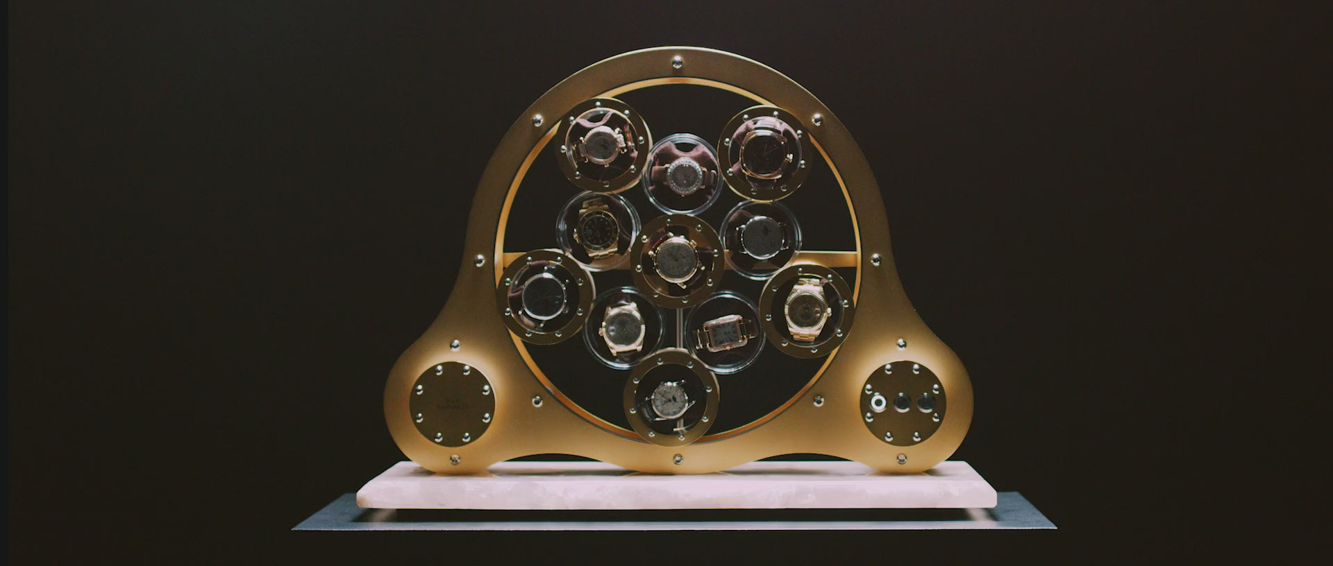 Remontoir Montre - Cristal Doré
