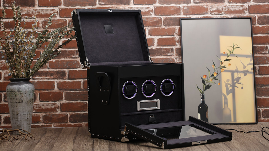 L.TSA Remontage Automatique De Montres 2 3 Rectangle Muet Remontage Automatique