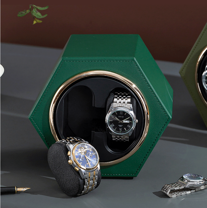 Remontoir de montre hexagonal duo sinople-5-Le Remontoir