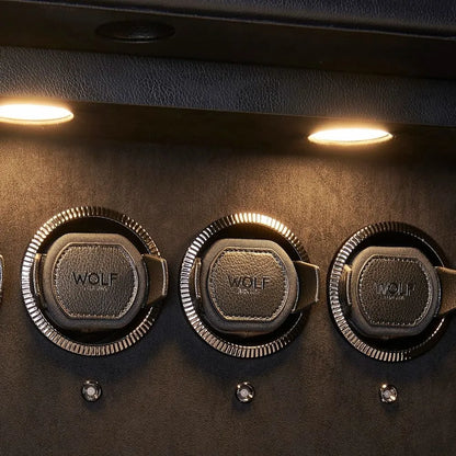 Remontoir Montre -  Coffre-fort Athos 8 avec rangement noir