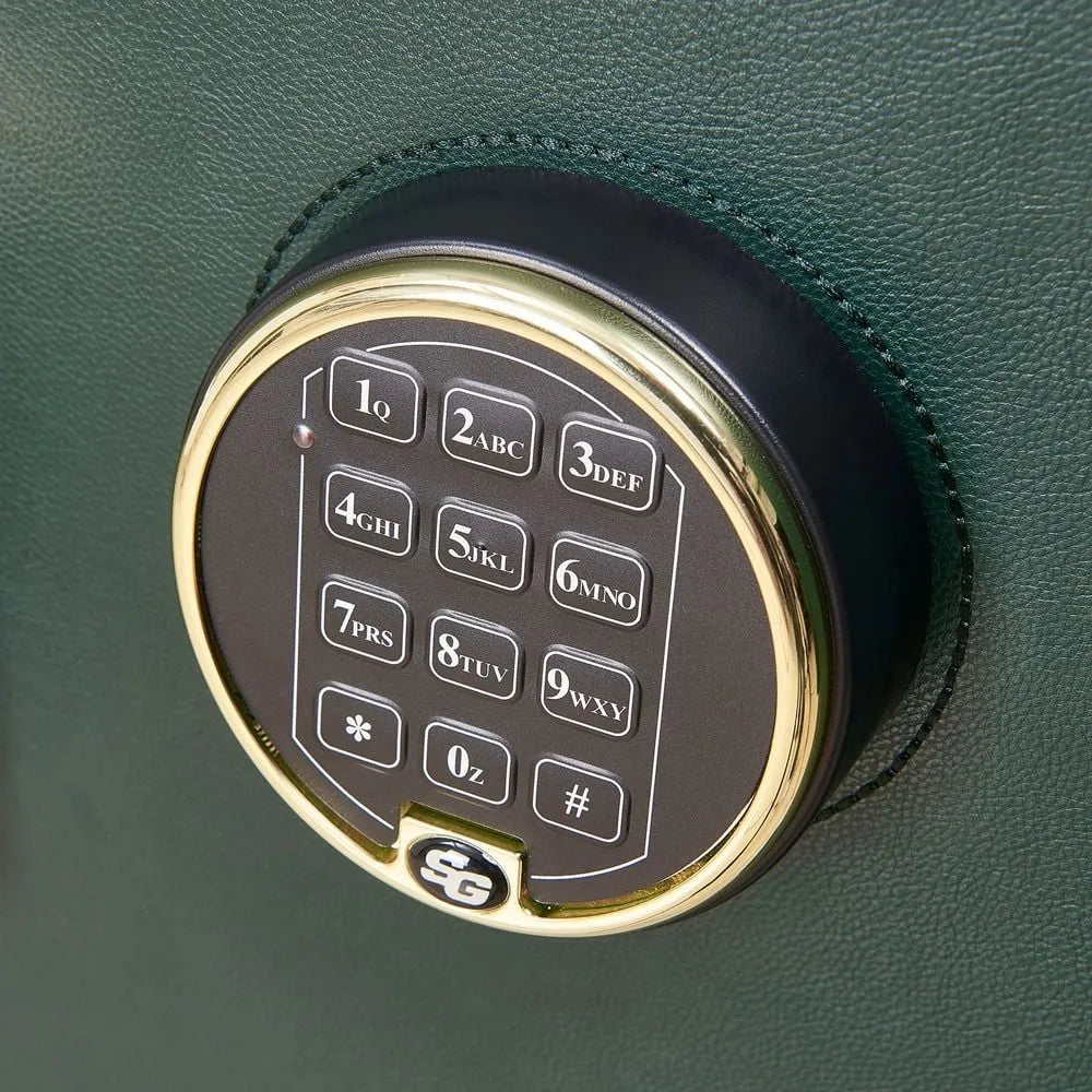 Remontoir Montre -  Coffre-fort Athos 8 avec rangement vert