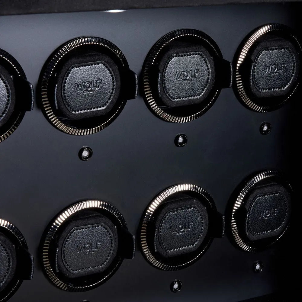 Remontoir Montre - Coffre Fort Atlas 16 Noir