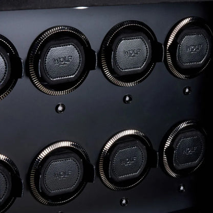 Remontoir Montre - Coffre Fort Atlas 12 Noir