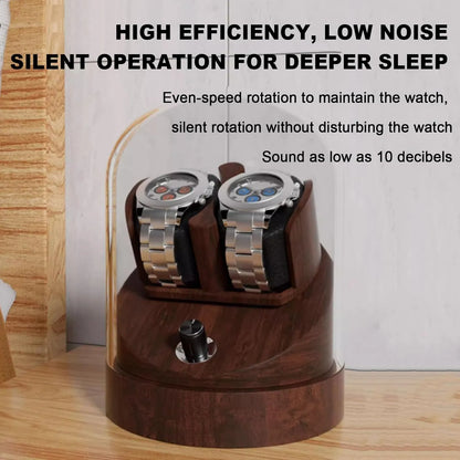 Remontoir Montre - Cloche Noyer