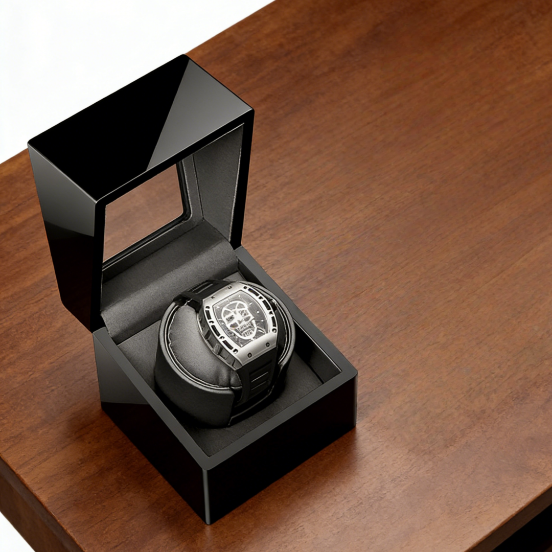 Remontoir montre - Deluxe Black Swan-5-Le Remontoir