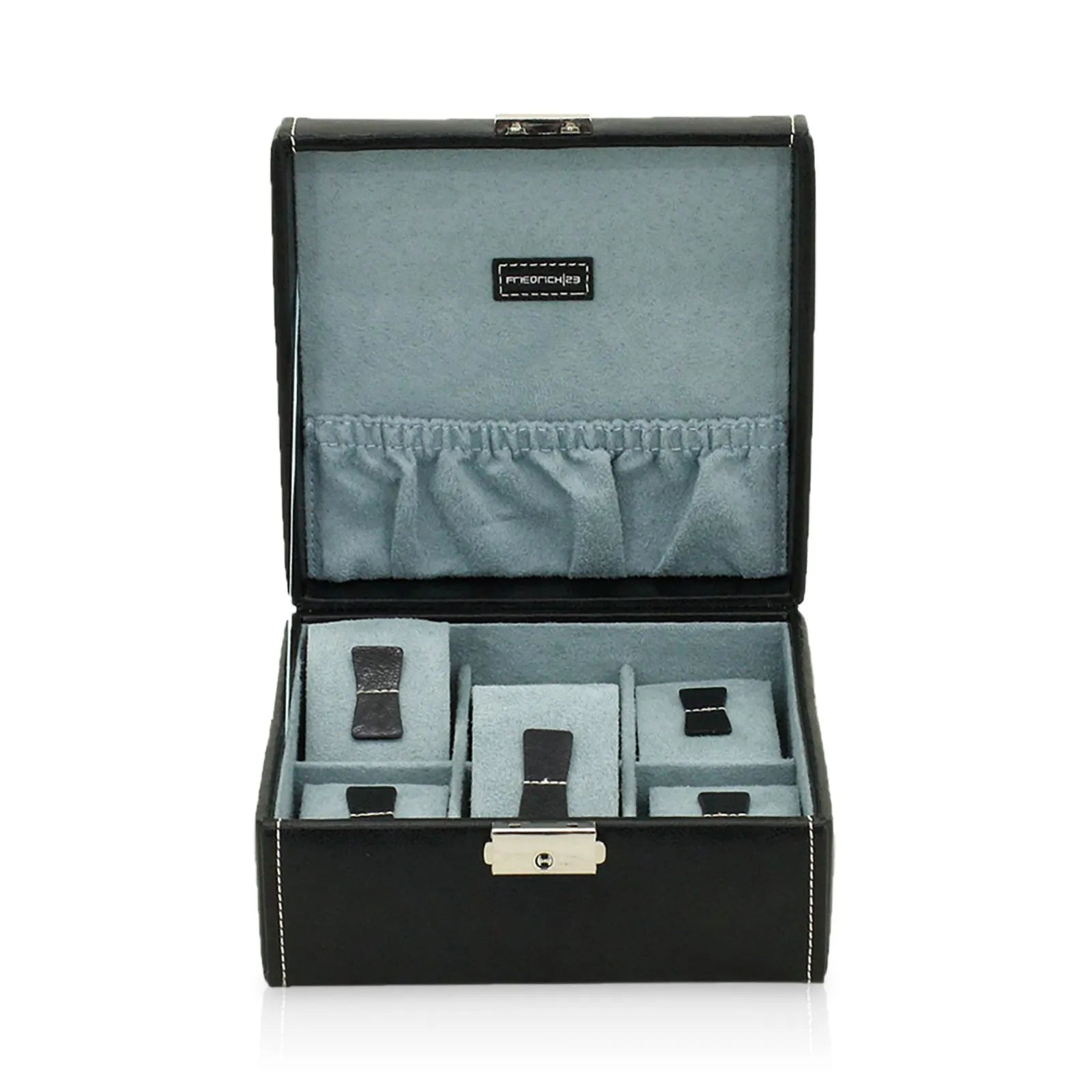Boite à Montre - Bond 6 montres Noir-1-4 à 8 montres,Friedrich23,Synthétique fin