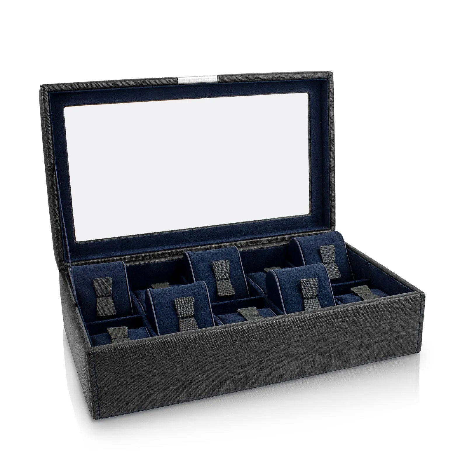 Boite à Montre - Bond Cross Grain 10 Noir-1-Friedrich23,Plus de 8 montres,Synthétique fin