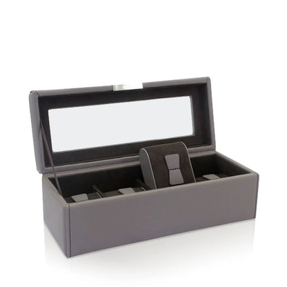 Boite à Montre - Bond Cross Grain 4 Taupe-1-4 à 8 montres,Friedrich23,Synthétique fin