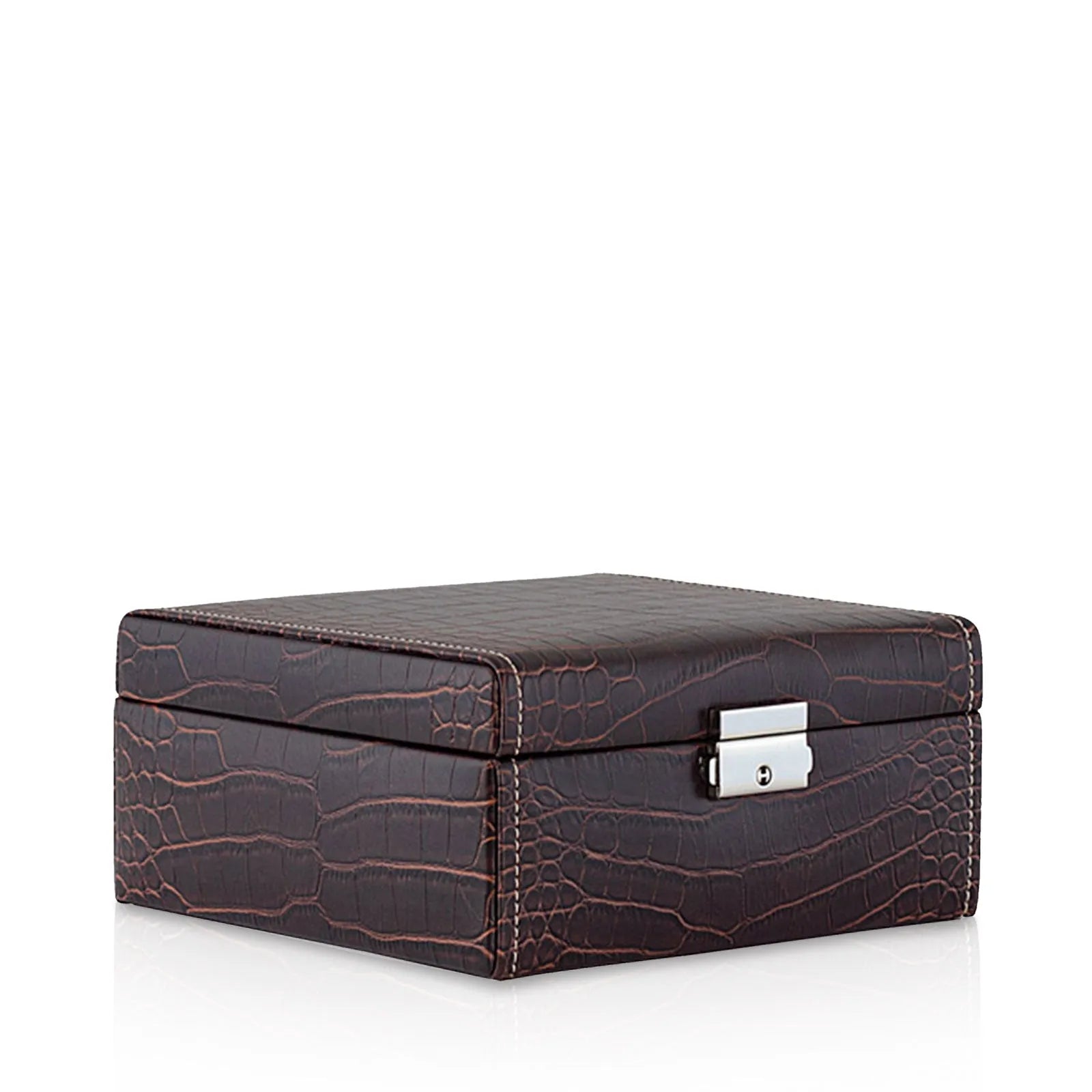 Boite à Montre - Le Croc 6 Marron-2-4 à 8 montres,Friedrich23,Synthétique fin