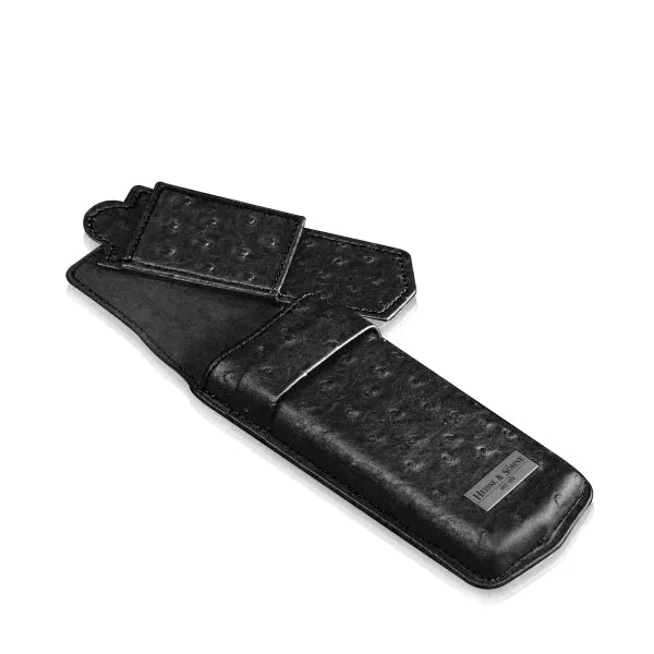 Boite a Montre Etui Mondo Ostrich 1 Montre Noir