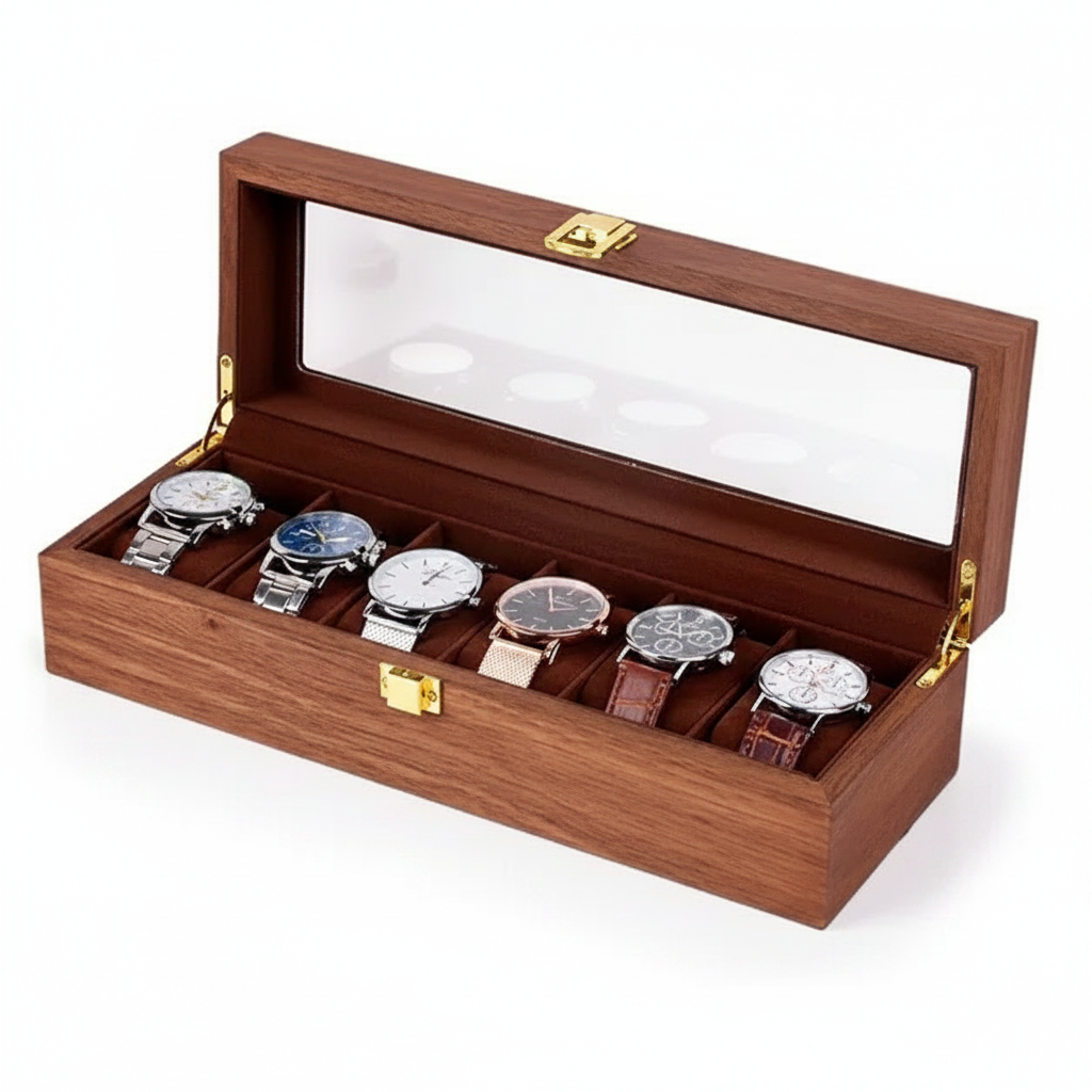 Boite à Montre - Teck Classique