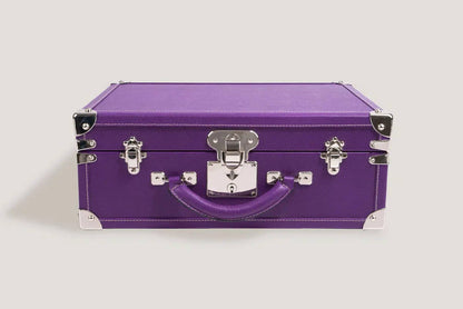 Boite à Montre - Trunk Safiano Purple-5-Le Remontoir Montre