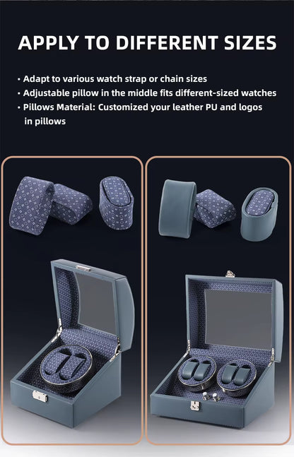 Remontoir Mantolin Washington Duo Bleu