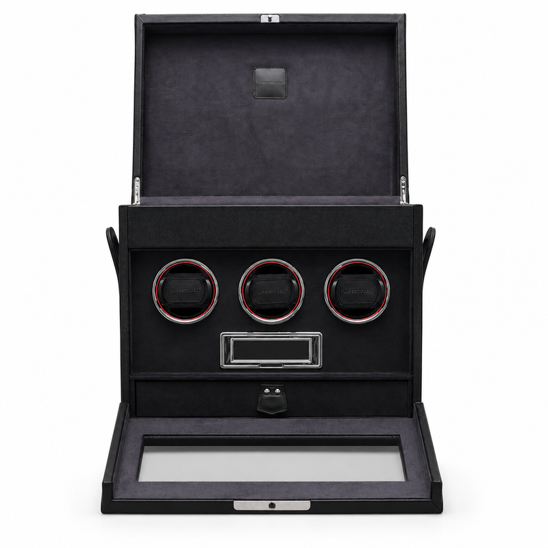 Remontoir · 3 montres · Coffre de salon