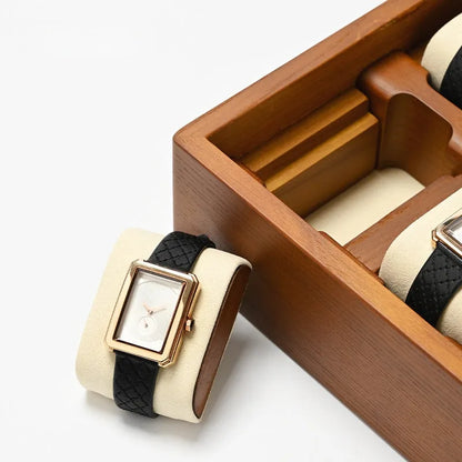 Boite pour Montre - Rustique Alezan avec serrure-2-Le Remontoir
