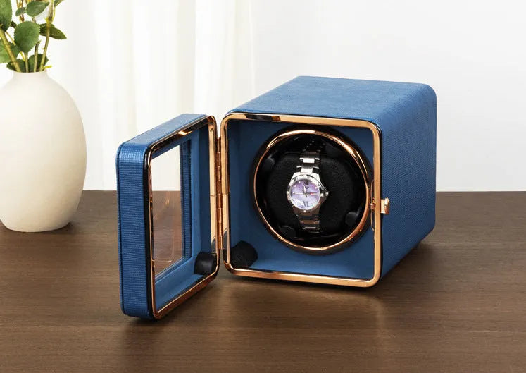 Remontoir Montre - Cube Moderne Bleu-5-Le Remontoir