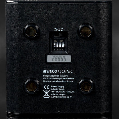 Remontoir Montre Automatique Boxy Fancy Brick - Cuir Noir sans Alimentation-4-1 à 3 montres,Beco,Fibre de cuir,Plastique