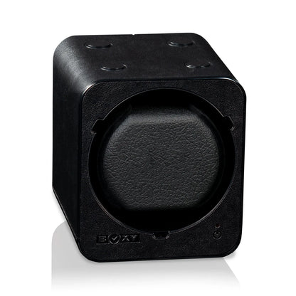 Remontoir Montre Automatique Boxy Fancy Brick - Cuir Noir sans Alimentation-5-1 à 3 montres,Beco,Fibre de cuir,Plastique