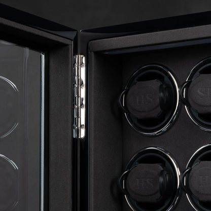 Remontoir Montre - Collector 16 Noir-5-bois MDF,Heisse & Söhne,Plus de 8 montres