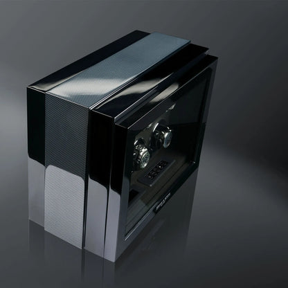 Remontoir Montre - Watch Master 6 Carbone-3-4 à 8 montres,bois MDF,Heisse & Söhne