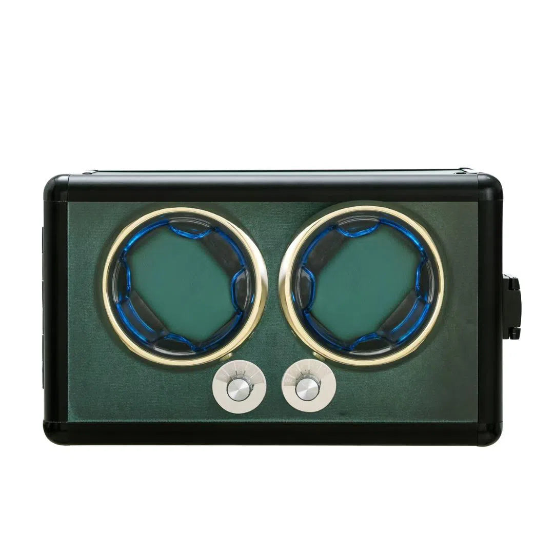 Remontoir Montre duo moderne Vert 1