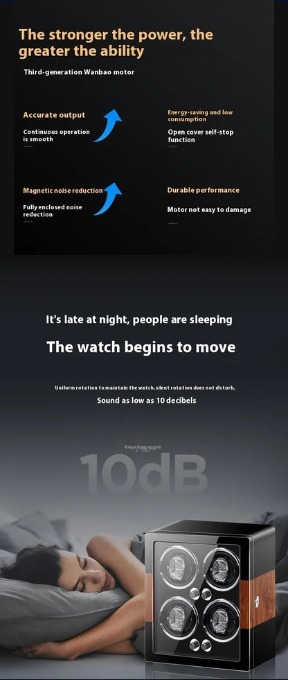 Remontoir Montre Vertical Piano 3 Slots