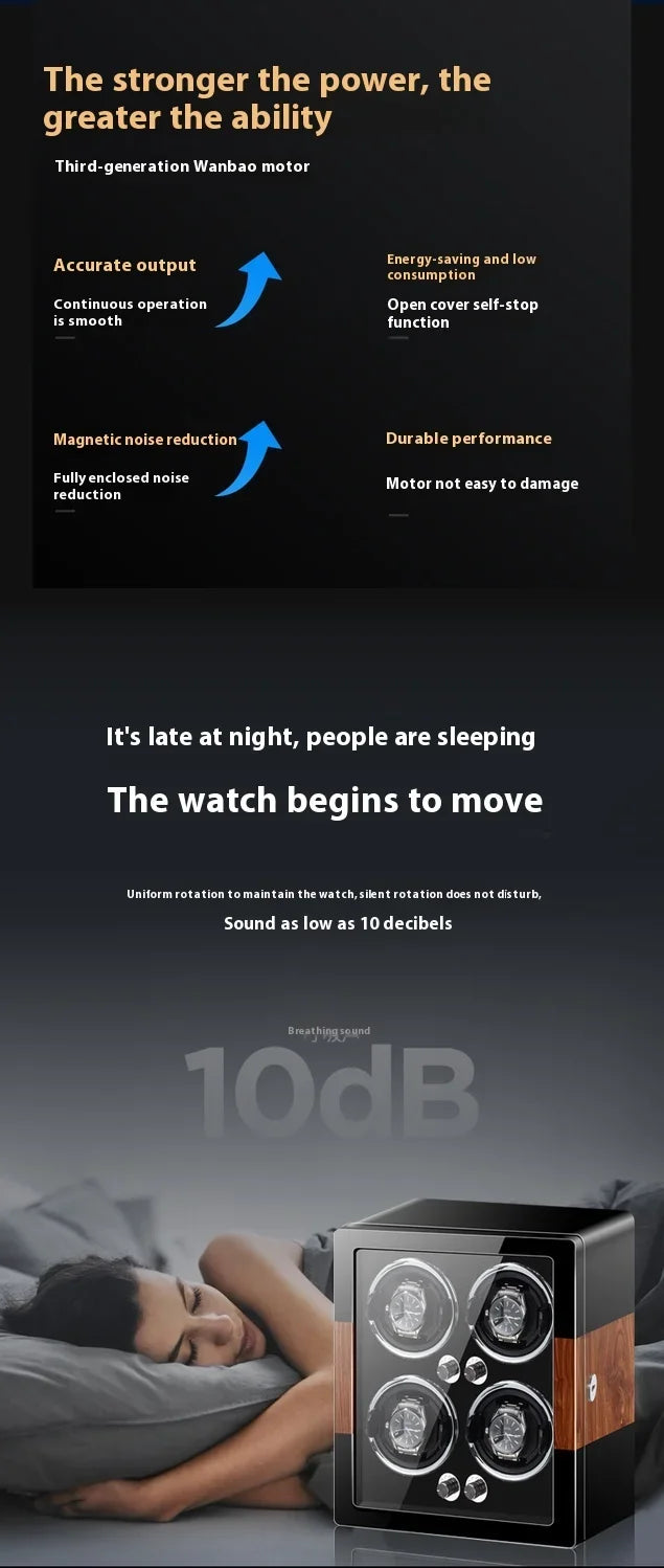 Remontoir Montre Vertical Piano 3 Slots