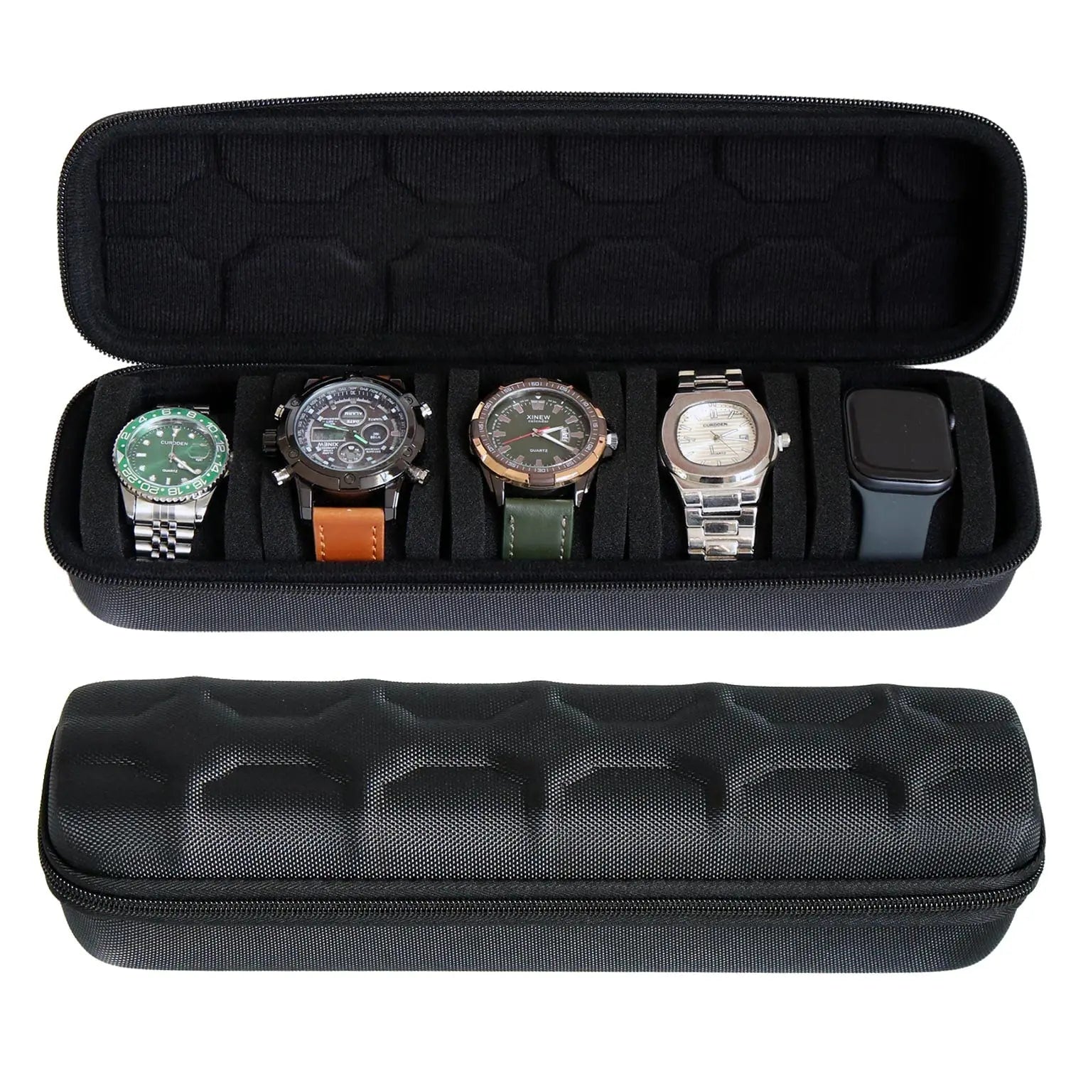 Boite a Montre Black Eva 5 slots