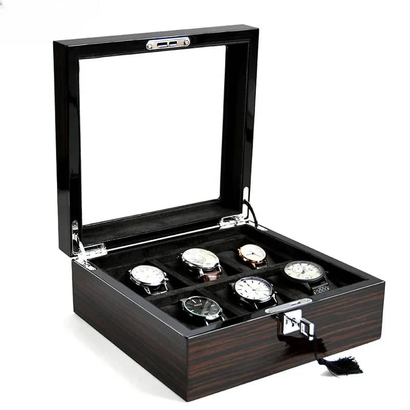 Coffret à montre premium 6 slots