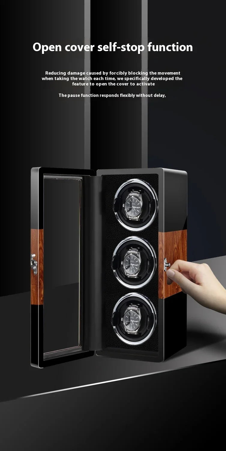 Remontoir Montre Vertical Cuir 3 Slots-3-Le Remontoir